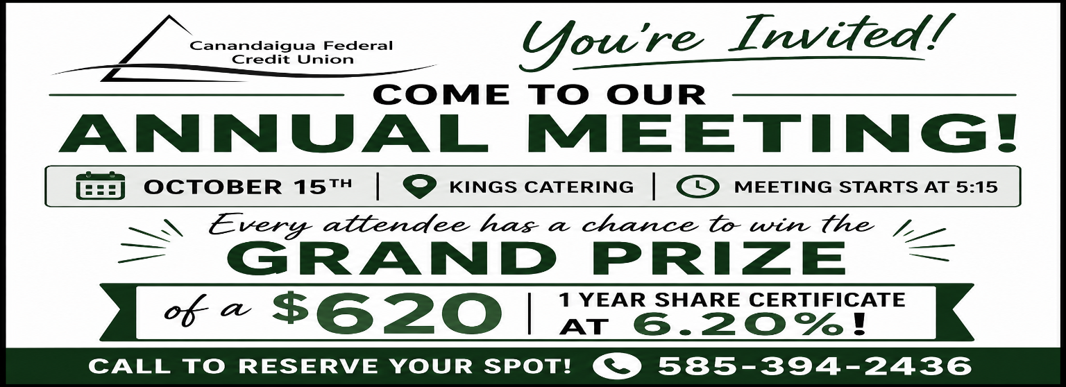 Home :: Canandaigua FCU